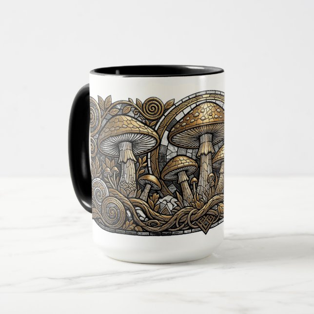 Mystical Mushrooms Mug (Front Left)