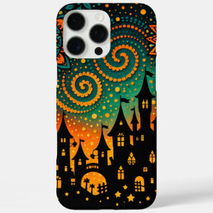 Mystical Night Castle Silhouette iPhone 16 Pro Max Case
