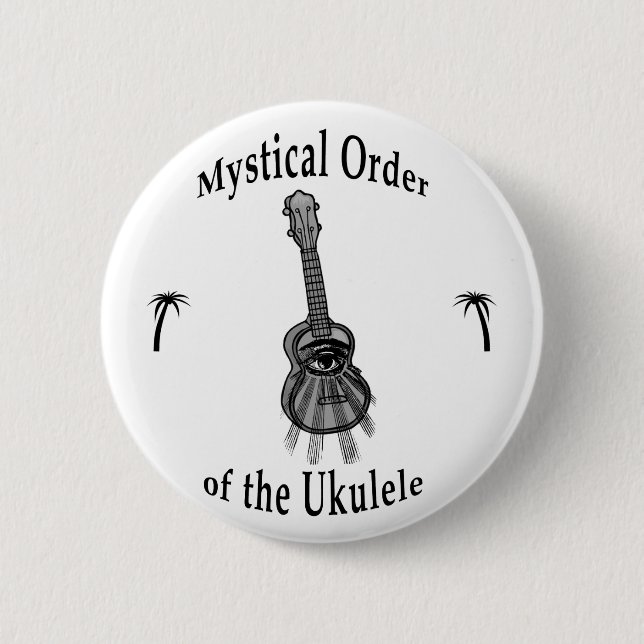 Mystical Order of the Ukulele 6 Cm Round Badge (Front)