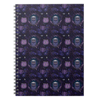 Mystical Owl Forest Notebook Cover