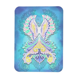 Mystical Pastel Butterfly   Ethereal Boho Fantasy  Magnet