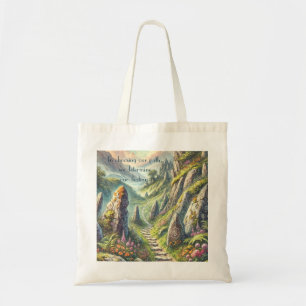 Mystical Path & Quote Tote Bag
