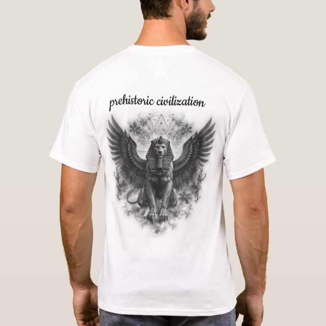 Mystical Pharaoh  Men’s T-Shirt Ancient Egyptian (Back)