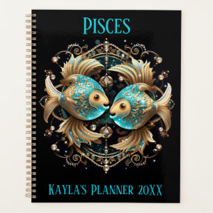 Mystical Pisces Zodiac Artwork Planner