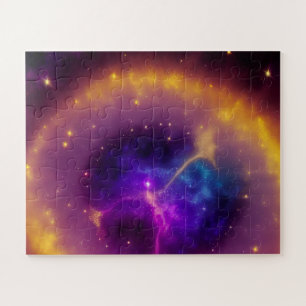 Mystical Purple Magical Figure from the Cosmos Jigsaw Puzzle