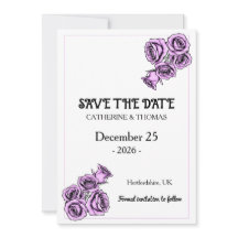 Mystical Purple Rose Wedding