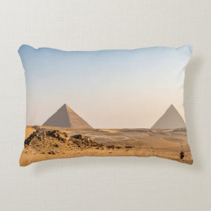 Mystical Pyramids Decorative Cushion