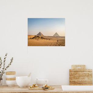 Mystical Pyramids Poster