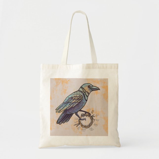 mystical raven  tote bag (Front)