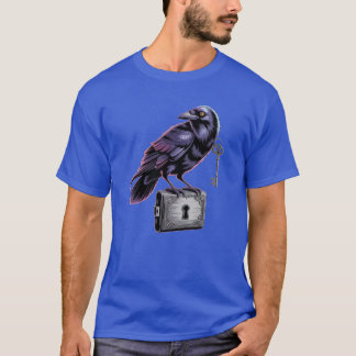Mystical Raven with Key and Lock T-Shirt