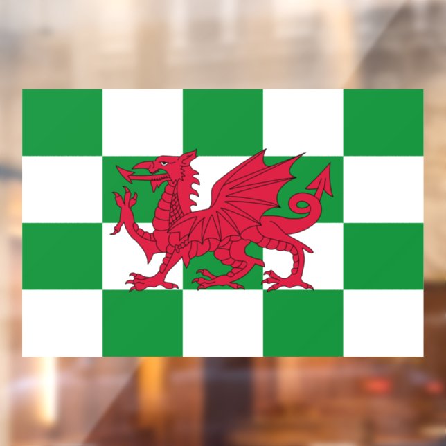 Mystical Red Celtic Dragon Flag of Wales (Sheet 2)