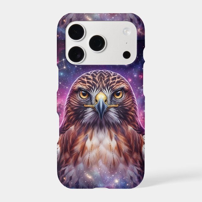 Mystical Red-Tailed Hawk iPhone 17 Case (Back)