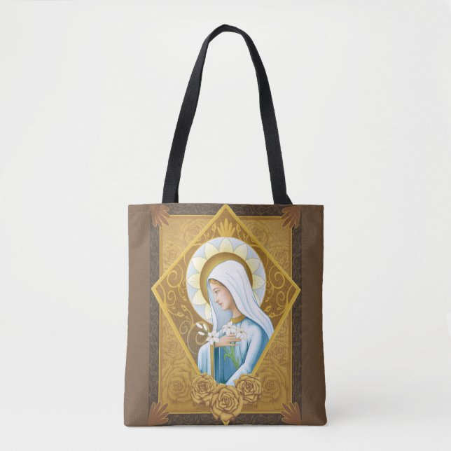 Mystical Rose Tote Bag (Front)