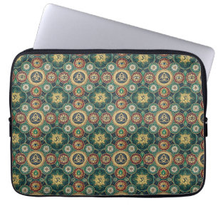 Mystical Sacred Design - Spiritual Mandala Pattern Laptop Sleeve