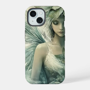 Mystical Sage Green Fairy iPhone 15 Case