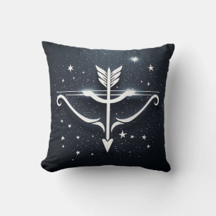 Mystical Sagittarius Zodiac Symbol Cushion