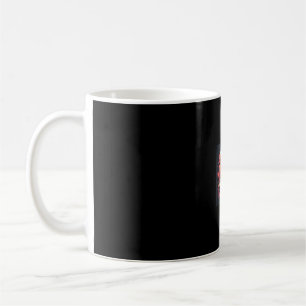 Mystical Sakura Night_ Black Cat with Full Moon Coffee Mug