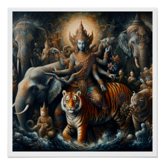 Mystical scene of spiritual poster (Front)