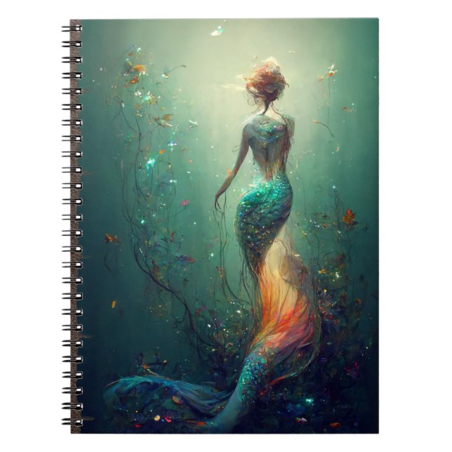 Mystical Sea Mermaid Notebook (Front)