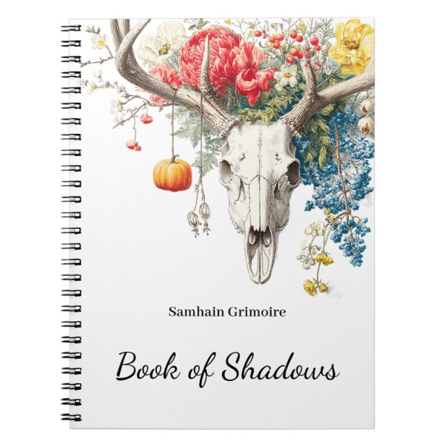 Mystical Seasons | Samhain Grimoire Book of Shadow (Front)
