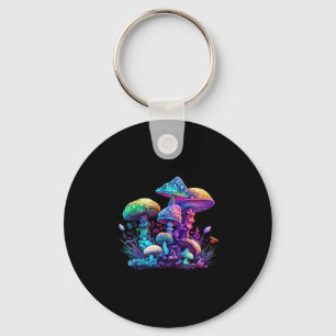 Mystical Shroom - Whimsigoth And Witchcore Wonderl Key Ring