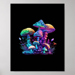 Mystical Shroom - Whimsigoth And Witchcore Wonderl Poster