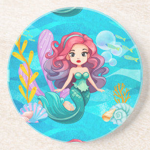 Mystical siren Design Coaster