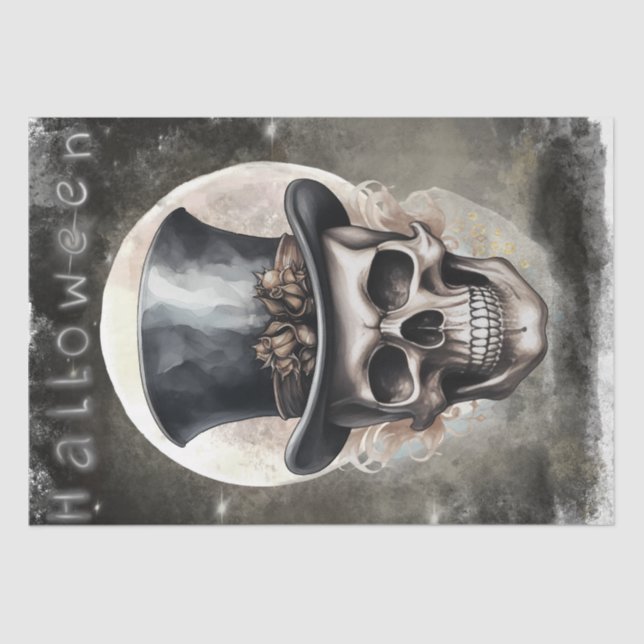 Mystical Skull Tissue Paper (Front)