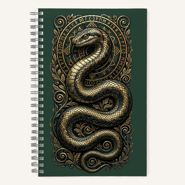 Mystical Snake Notebook (Front)