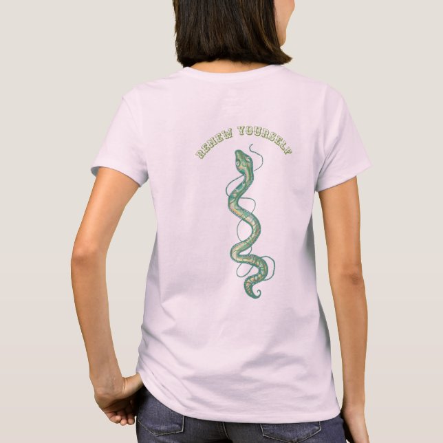 mystical snake  T-Shirt (Back)