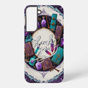 Mystical Spellbook Wreath Thank You Design Samsung Galaxy Case