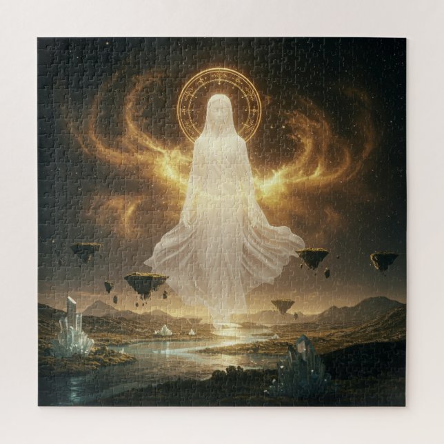 Mystical Spirit Hovering in Unknown Universe Jigsaw Puzzle (Vertical)