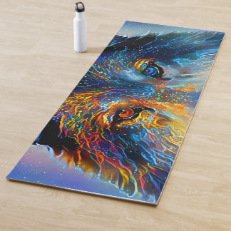 Mystical Spirit Wolf Yoga Mat