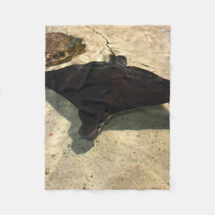 Mystical Stingray Fleece Blanket