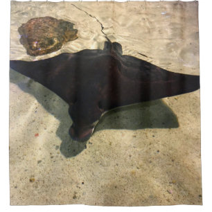 Mystical Stingray Shower Curtain