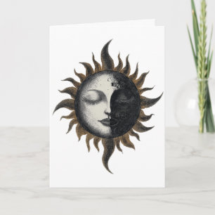 Mystical Sun Greetings Card