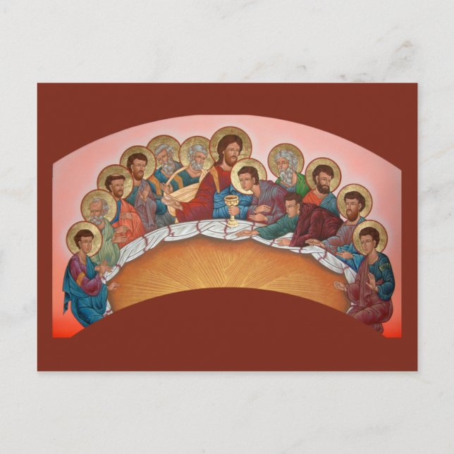 Mystical Supper Prayer Card (Front)
