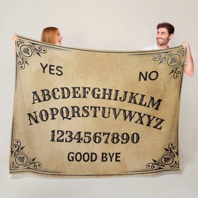 Mystical Talking Spirit Board Fleece Blanket (In Situ)