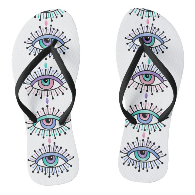 Mystical Third Eyes Spiritual Yoga Jandals (Footbed)