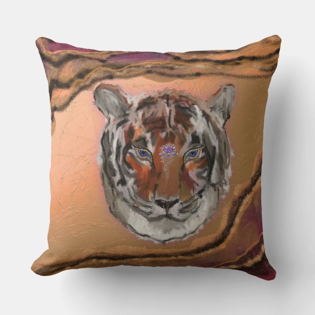 Mystical Tiger Cushion (Front)