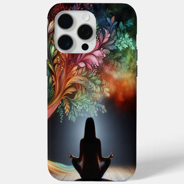 Mystical Tree & Meditation: Serenity & Harmony Case-Mate iPhone Case (Back)