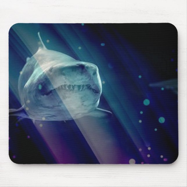 Mystical Underwater Shark Mouse Pad (Front)
