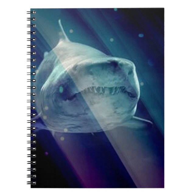 Mystical Underwater Shark Notebook (Front)