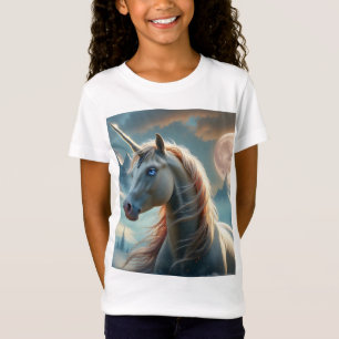 Mystical Unicorn in Enchanted Mountains T-Shirt