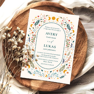 Mystical Vintage Wedding Invitation