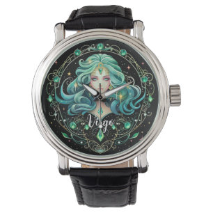 Mystical Virgo Zodiac Artwork  Watch