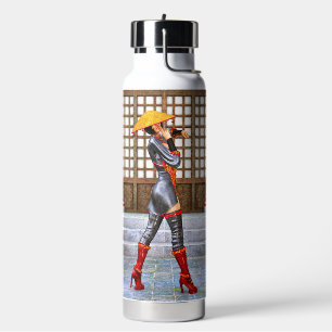 Mystical Warrior Princess Eastern Fantasy Style Water Bottle