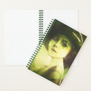 Mystical Willow Tree Fairy Fantasy Art Notebook