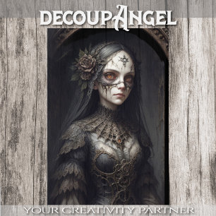 Mystical Witch: Clarissa - Decoupage - Tissue Paper