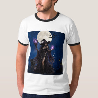 Mystical Witch Halloween Moon T-Shirt